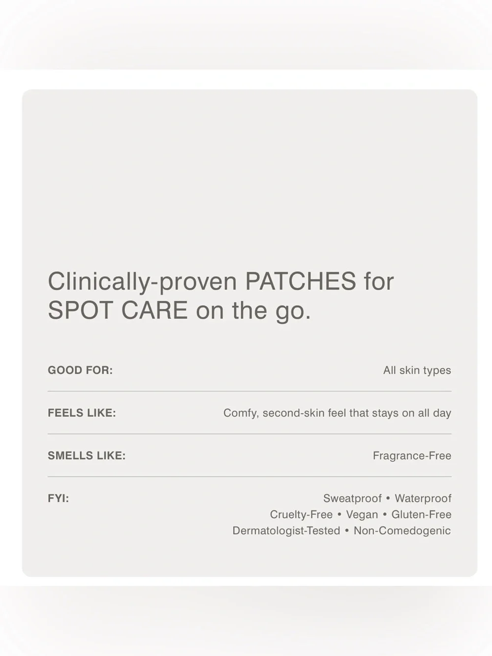 RHODE spot care